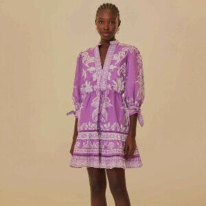 NWT Sweet Garden lilac mini dress SMALL